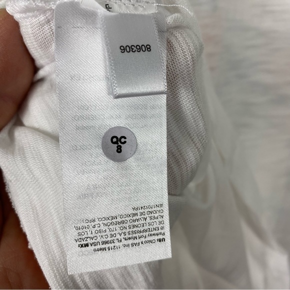 Floral Scoop Neck Tee Chico's Sz 4 20/22 - Picture 10 of 13